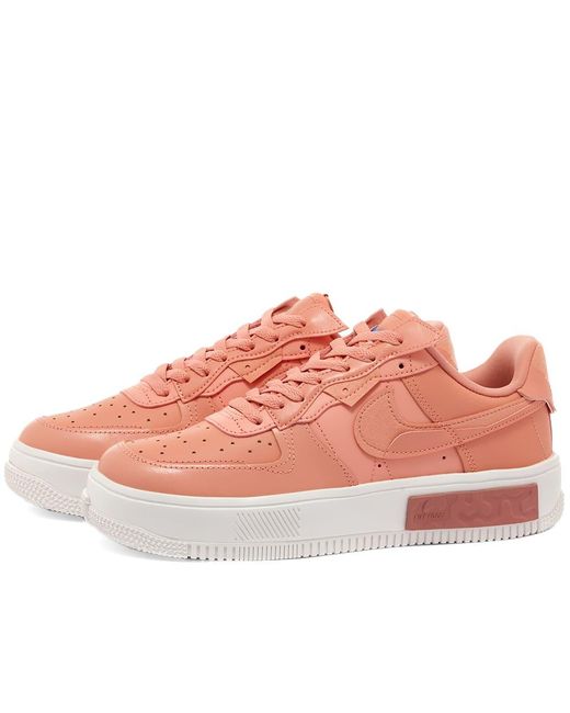 Pink Nike Air Force 1 Fontanka Comes Popped with Red Panels | HOUSE OF HEAT