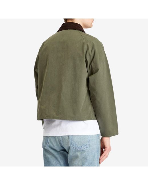 Barbour Green Os Sprey Casual Jacket for men