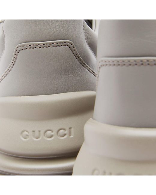 Gucci Gray Rhyton Sneakers for men