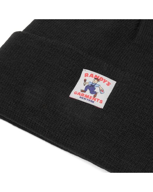 Randy's Garments Black 3M Thinsulate Cuff Beanie for men