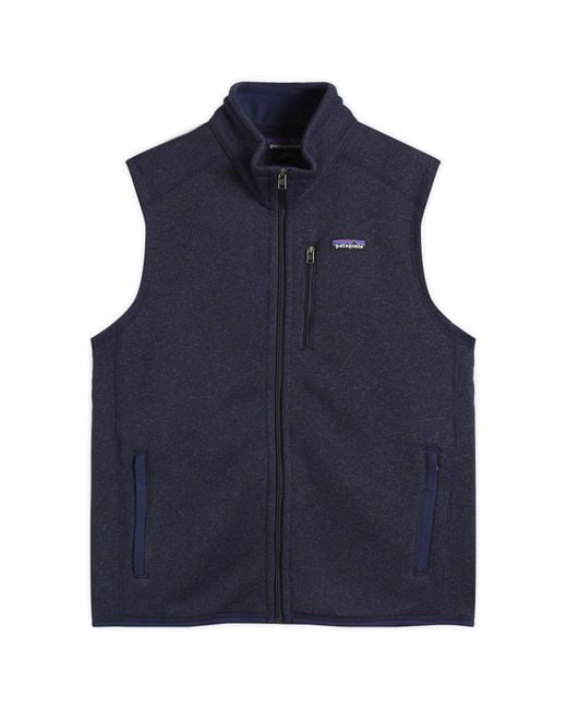 Patagonia Blue Better Sweater Vest for men