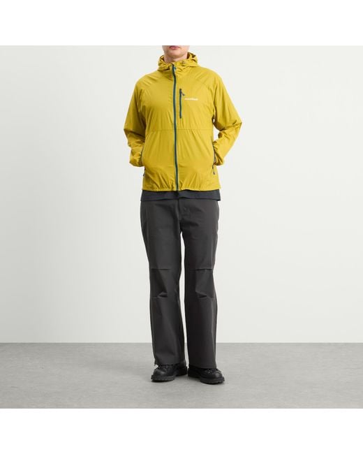 Montbell Yellow Wind Blast Hooded Jacket for men
