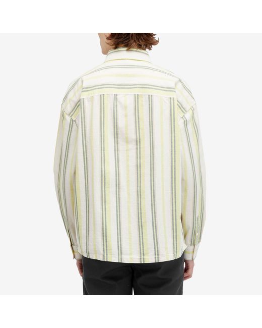 Dickies Natural Glade Spring Stripe Overshirt for men