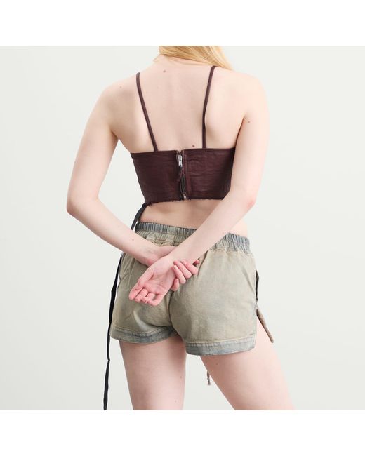 Rick Owens Purple Denim Top