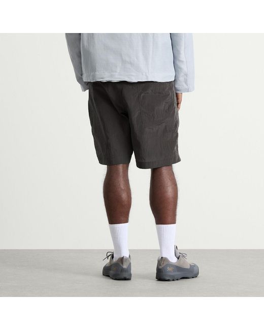 RANRA Black Stroller Shiny Nylon Shorts for men