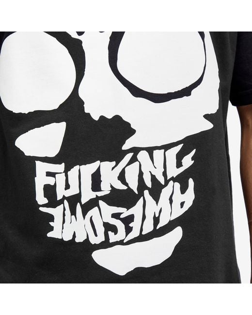 Fucking Awesome Black Fangs T-Shirt for men