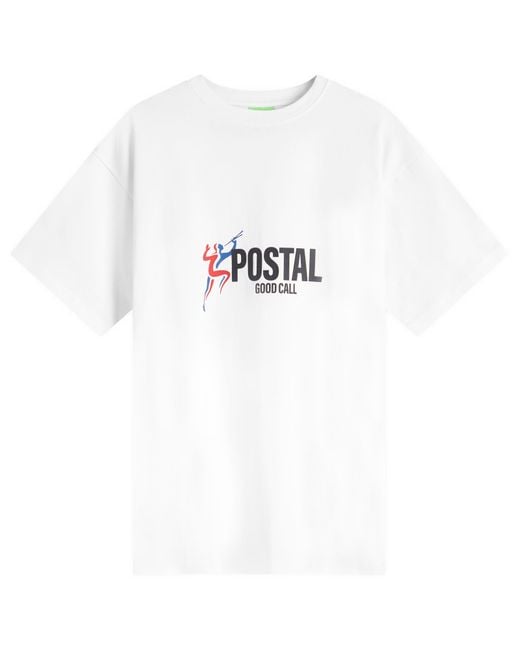 Postalco White Good Call T-Shirt for men