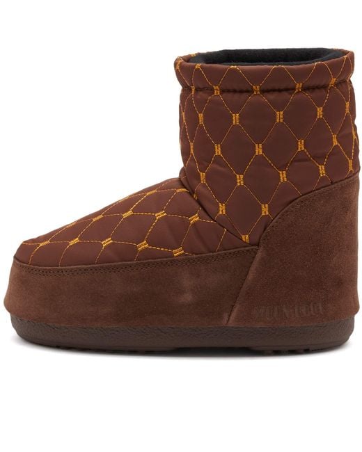 Moon Boot Brown Icon Low Quilted Boots