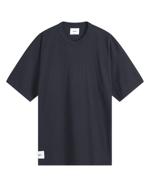 WTAPS Academy Back Logo T-Shirt in Blue for Men | Lyst