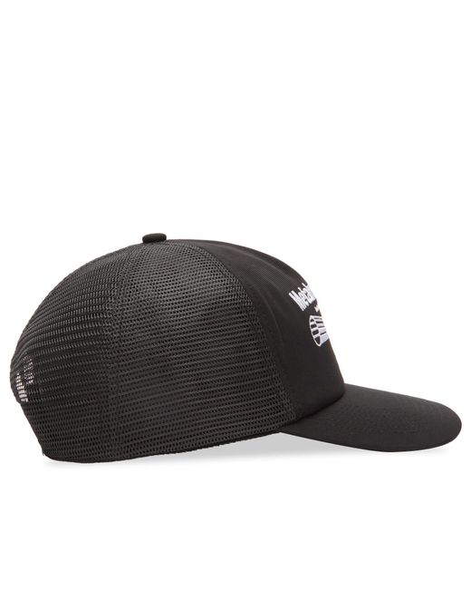 METALWOOD STUDIO Black Safety Trucker Cap for men