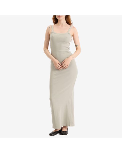 Represent Natural Initial Baby Rib Maxi Dress