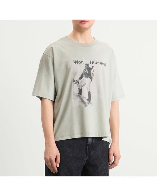 Won Hundred Gray Houston Mountain T-Shirt for men