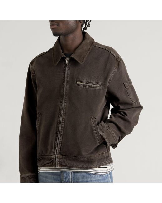 A.P.C. Brown Alexis Blouson Jacket for men