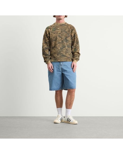 Butter Goods Green Long Sleeve Waffle Top for men