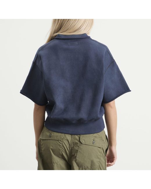 Beams Boy Blue Half Zip Sweater