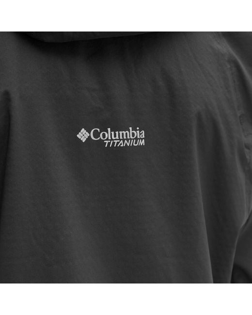 Columbia Black Mazama Trail Shell Jacket for men