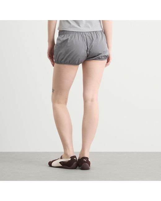 Fruity Booty Gray Tafetta Bloomer Shortie