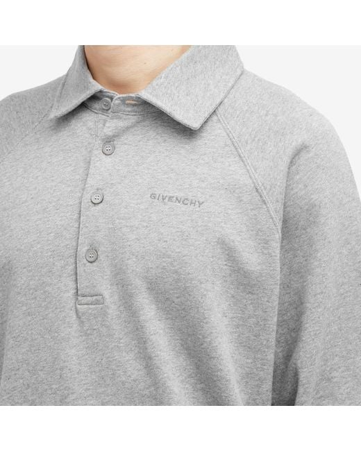 Givenchy Gray Polo Sweatshirt for men