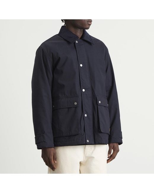 Armor Lux Blue Quilted Work Jacket for men
