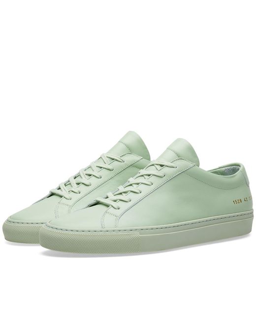 Common Projects Green 'original Achilles Low' Sneakers for men