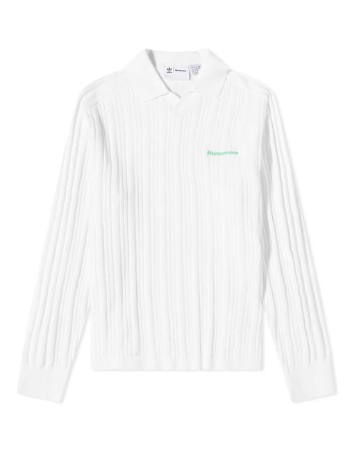 adidas Long Sleeve Pw Knit Jersey in White for Men Lyst