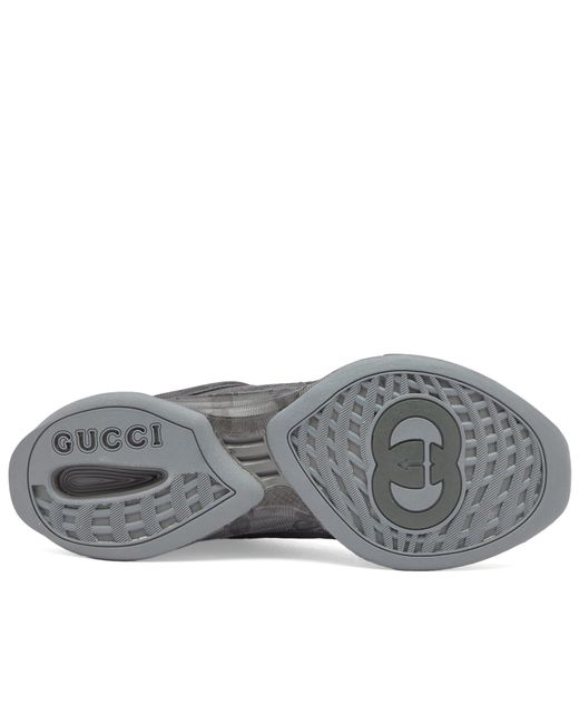 Gucci Gray Run Sneakers for men