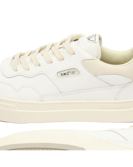 Stepney Workers Club White Pearl S-Stike Leather Sneaker for men
