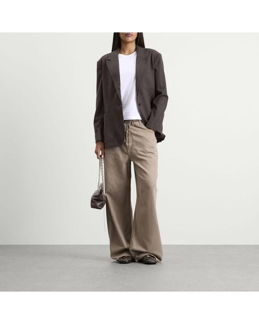 GOOD AMERICAN Black Oversized Blazer
