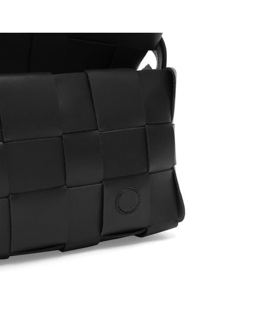 St. Agni Black Woven Envelope Slim Tote