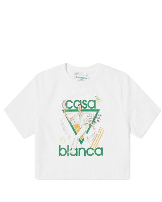 Casablancabrand White Le' Jeu Printed Baby T-Shirt