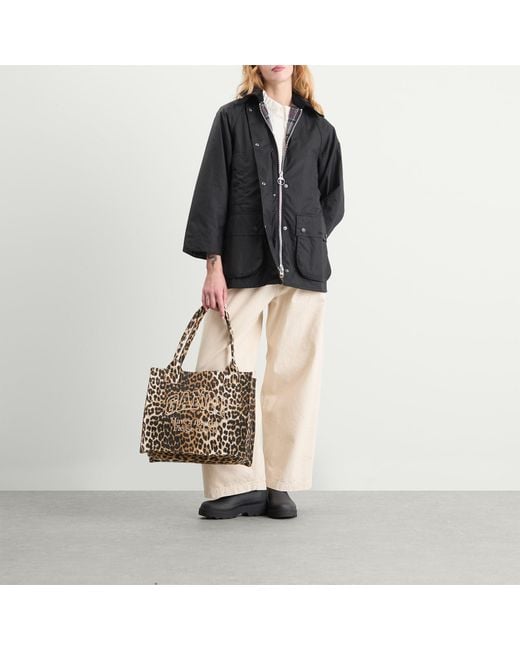 Barbour Black Beaufort Wax Jacket