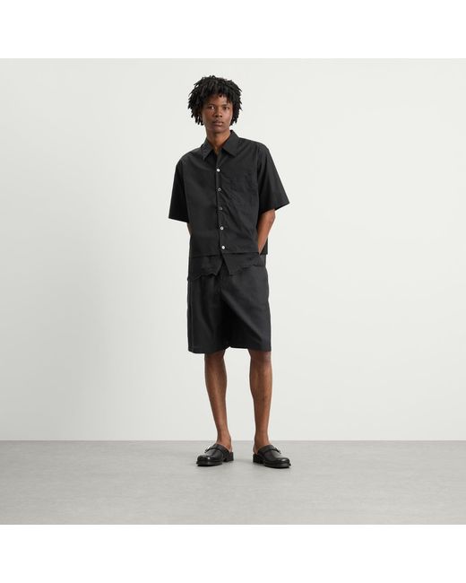 Our Legacy Black Poplin Every Short Sleeve Shirt for men