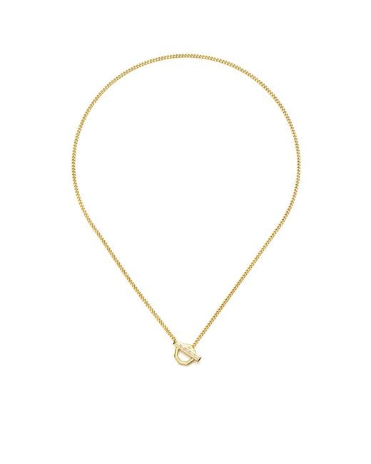 Missoma Metallic X Lucy Williams T-Bar Hex Pendant Necklace