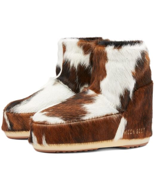 Moon Boot Brown Icon Low Pony Boots