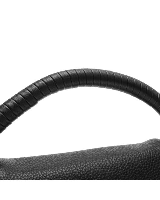 F/CE Black Tech Leather Mini Pouch Bag