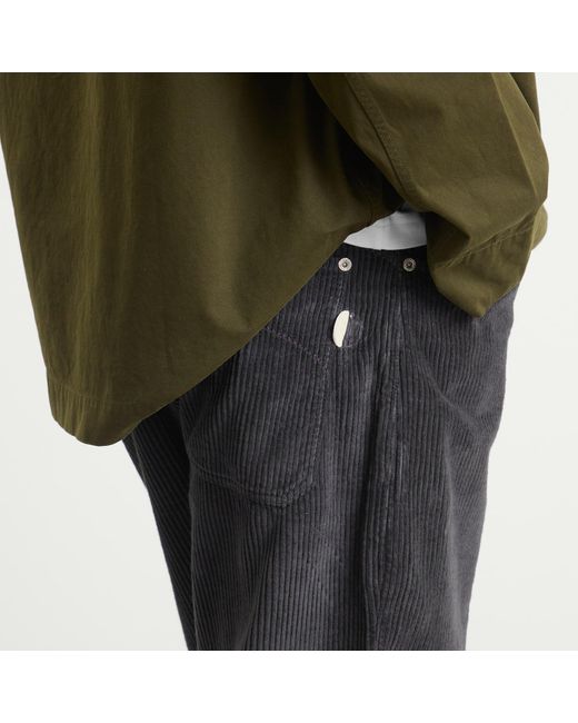 Folk Gray Barrel Leg Pant for men