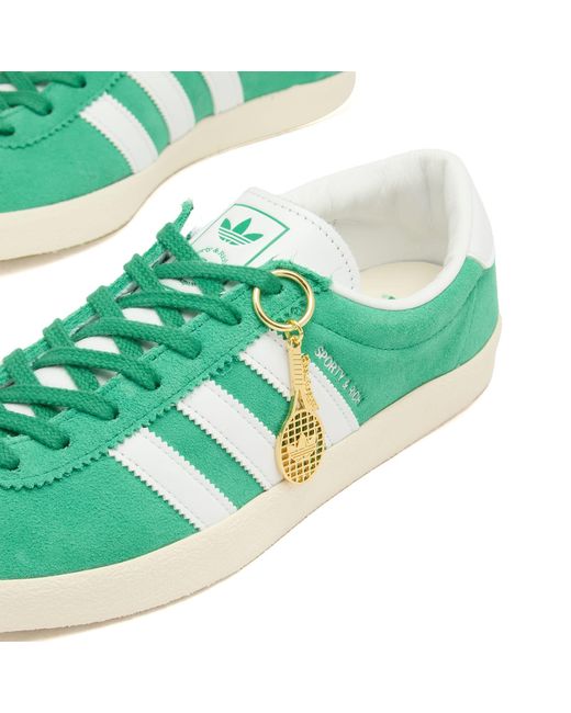 adidas X Sporty & Rich Blanc Sneaker in Green | Lyst UK