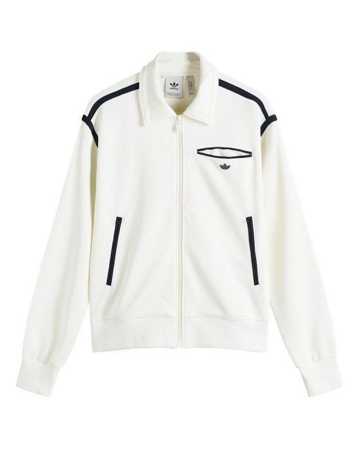Adidas White Premium Track Top for men