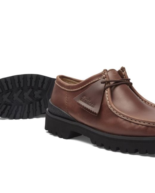 Clarks Brown Walla Yukoner Shoes for men