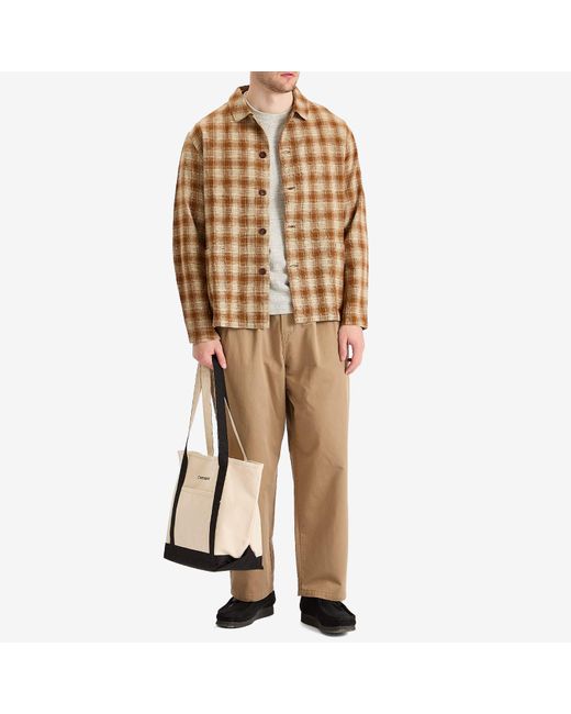 Cafe Mountain Brown Easy Check Jacket for men
