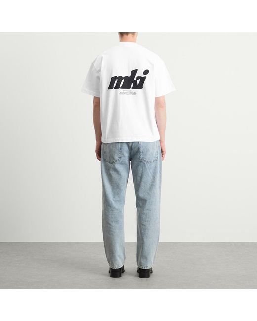 MKI Miyuki-Zoku White Stamp T-Shirt for men