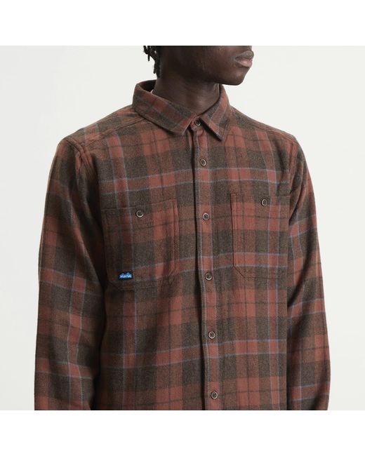 Kavu Brown Big Joe Shirt for men
