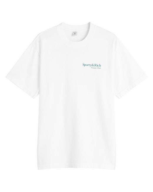 Sporty & Rich White Play Tennis T-Shirt