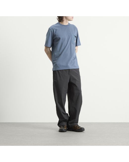 KARMA8A Blue Front Pocket T-Shirt for men