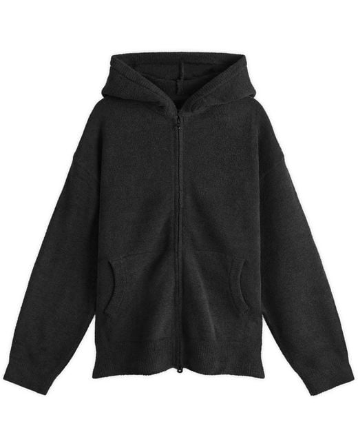 MASTERMIND WORLD Black Lounge Skull Zip Hoodie for men