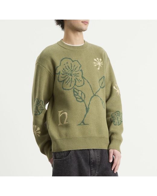 Heresy Green Malva Knit Jumper for men
