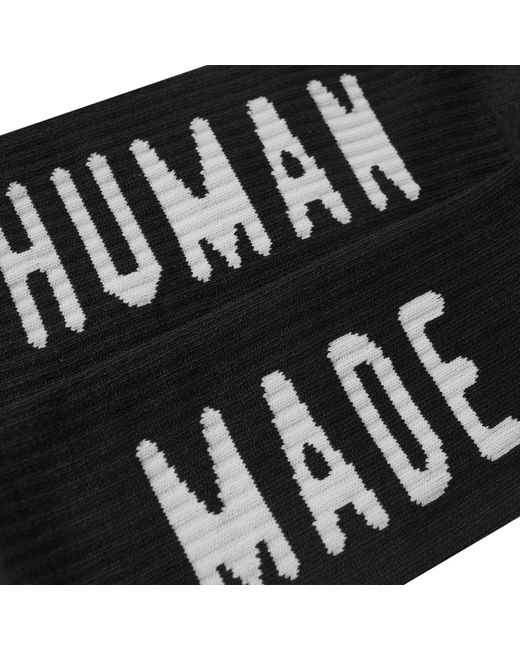 Human Made Black Hm Logo Socks for men