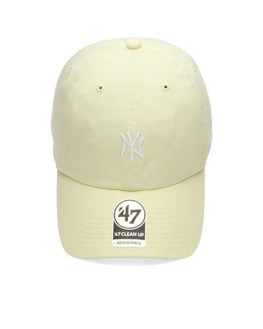 '47 Natural 47 Ny Yankees Base Runner Clean Up Cap