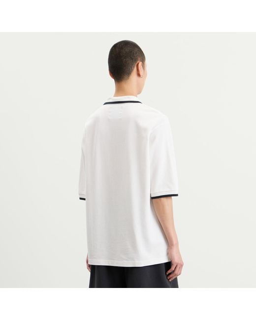 END. White Piquet Polo