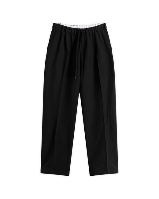 Maison Margiela Black Mm6 Tailored Trousers for men